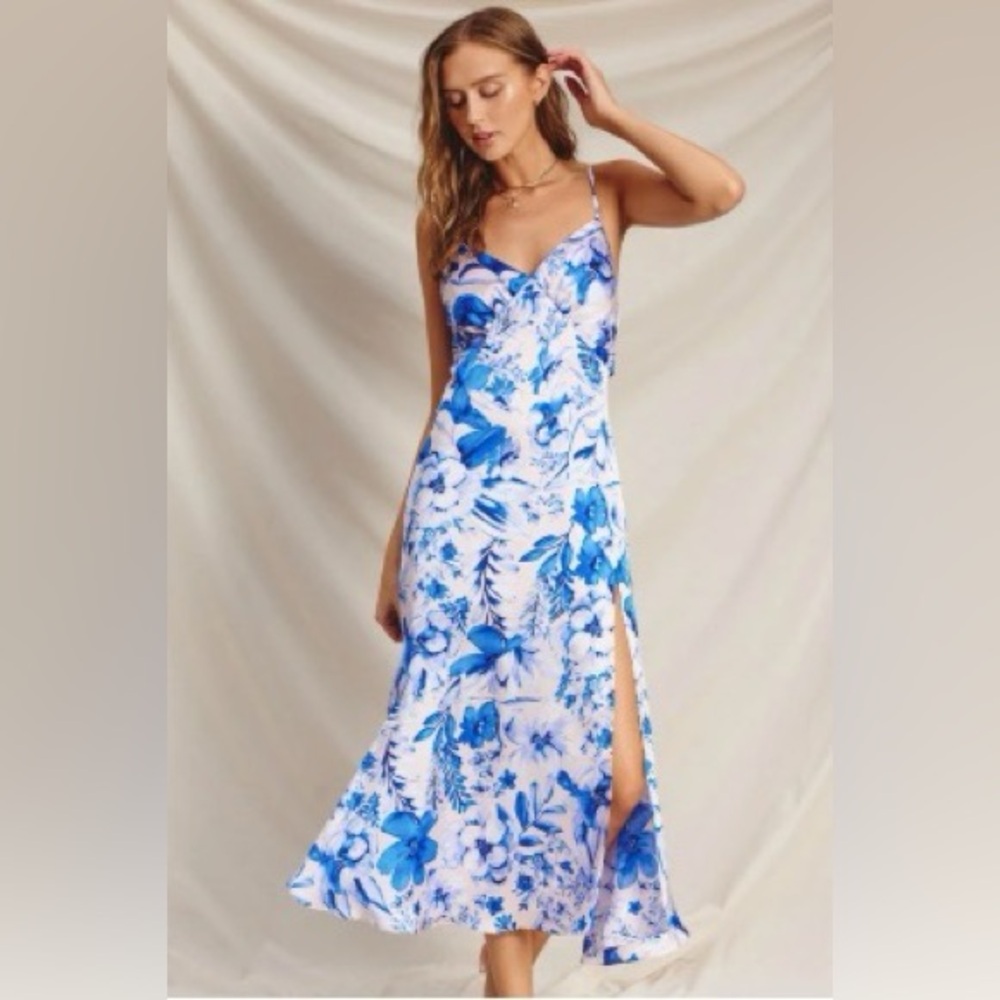 Dress Forum Blue Ivy Tie Back Midi Dress